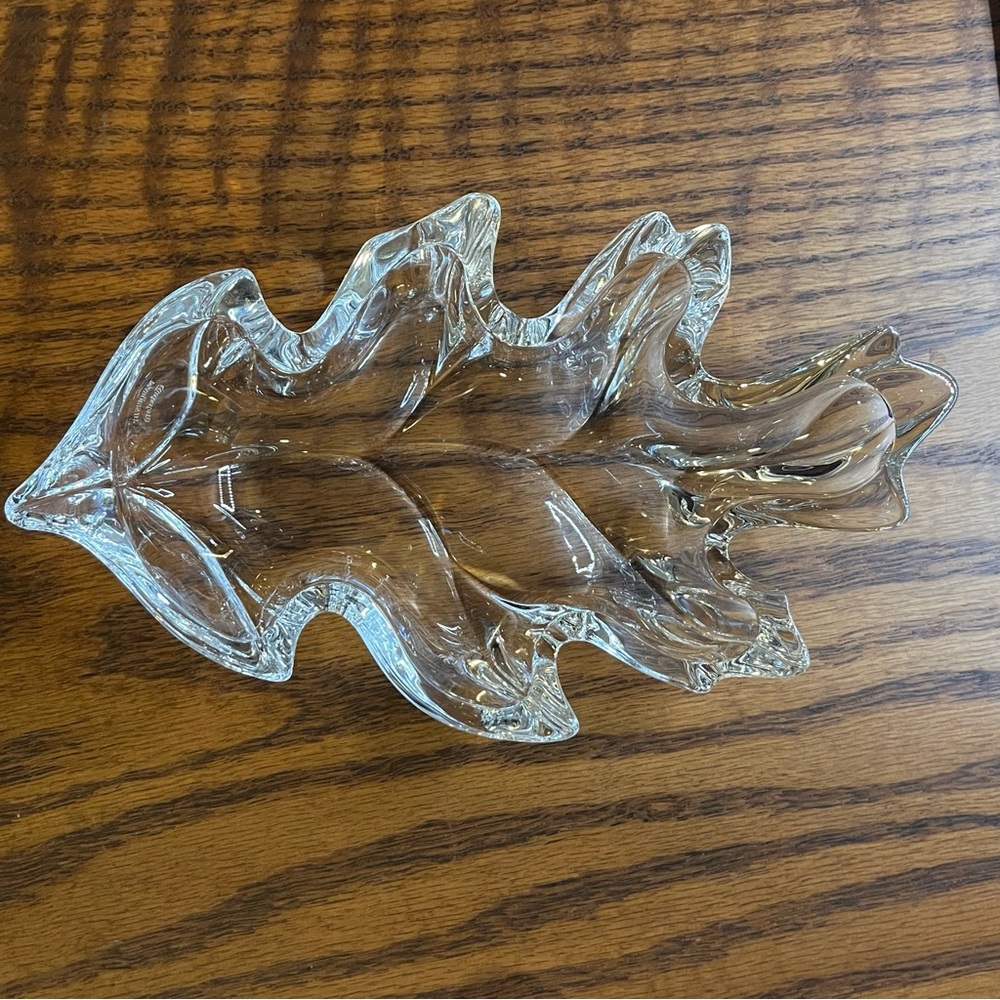 Marquis Waterford Crystal Oak Leaf Dish - Picture 14 of 15